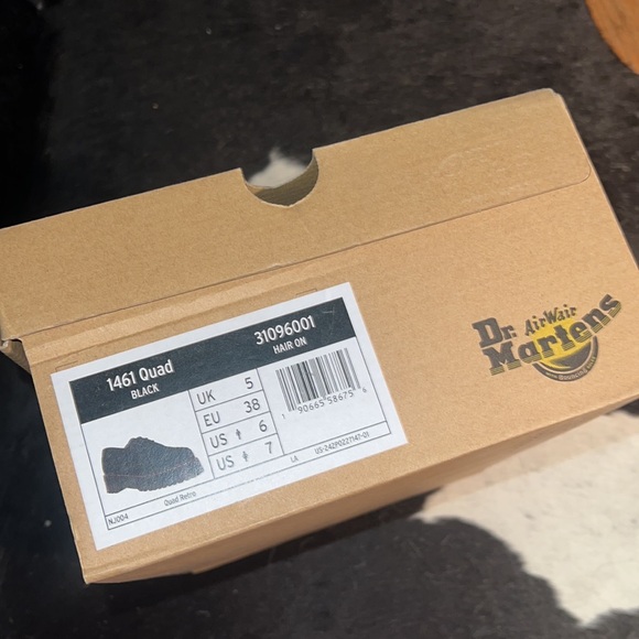 Dr. Martens 1461 Quad Platform Ponyhair Derby, size 7 - Picture 8 of 9